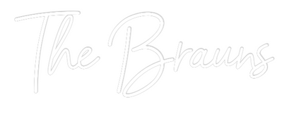 CREATE YOUR OWN WEDDING NEON SIGN The Brauns