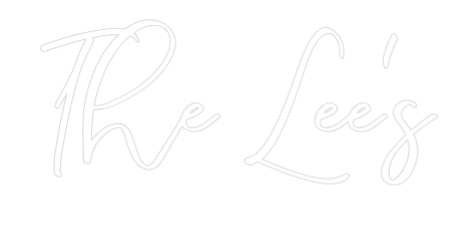 CREATE YOUR OWN WEDDING NEON SIGN The Lee's