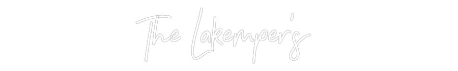 CREATE YOUR OWN WEDDING NEON SIGN The Lakemper's