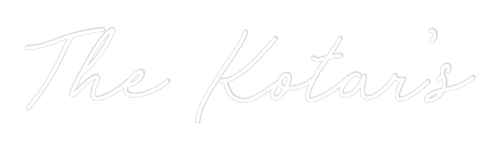 CREATE YOUR OWN WEDDING NEON SIGN The Kotar’s