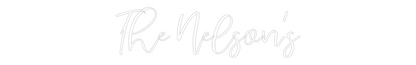 CREATE YOUR OWN WEDDING NEON SIGN The Nelson's