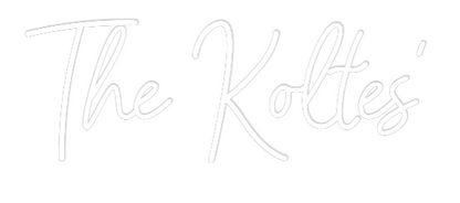 CREATE YOUR OWN WEDDING NEON SIGN The Koltes’