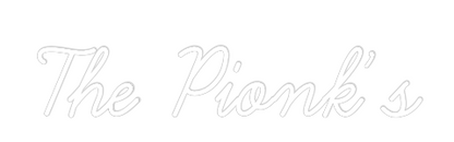 CREATE YOUR OWN WEDDING NEON SIGN The Pionk’s