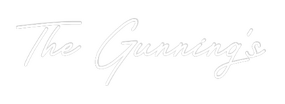 CREATE YOUR OWN WEDDING NEON SIGN The Gunning’s