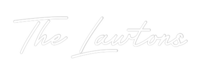 CREATE YOUR OWN WEDDING NEON SIGN The Lawtons