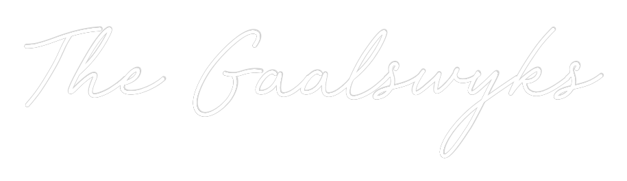 CREATE YOUR OWN WEDDING NEON SIGN The Gaalswyks