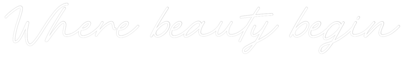 CREATE YOUR OWN WEDDING NEON SIGN Where beauty ...