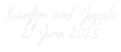 CREATE YOUR OWN WEDDING NEON SIGN Kearstyn and ...