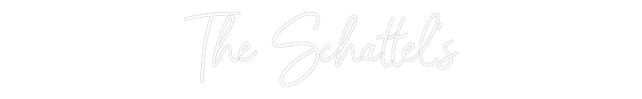 CREATE YOUR OWN WEDDING NEON SIGN The Schattel’s