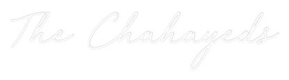 CREATE YOUR OWN WEDDING NEON SIGN The Chahayeds