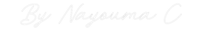 CREATE YOUR OWN WEDDING NEON SIGN By Nayouma C