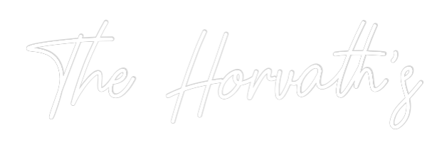 CREATE YOUR OWN WEDDING NEON SIGN The Horvath’s