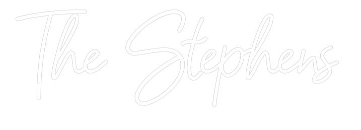 CREATE YOUR OWN WEDDING NEON SIGN The Stephens