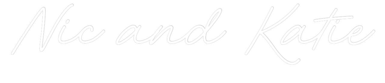 CREATE YOUR OWN WEDDING NEON SIGN Nic and Katie