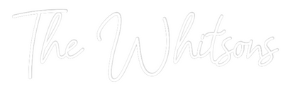 CREATE YOUR OWN WEDDING NEON SIGN The Whitsons