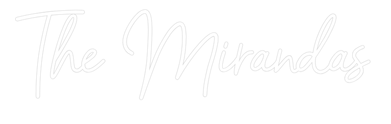 CREATE YOUR OWN WEDDING NEON SIGN The Mirandas