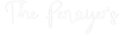 CREATE YOUR OWN WEDDING NEON SIGN The Penoyer’s