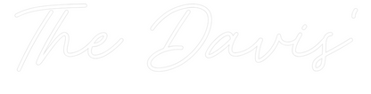 CREATE YOUR OWN WEDDING NEON SIGN The Davis'