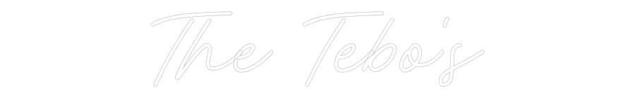 CREATE YOUR OWN WEDDING NEON SIGN The Tebo's