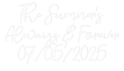 CREATE YOUR OWN WEDDING NEON SIGN The Sumner’s ...