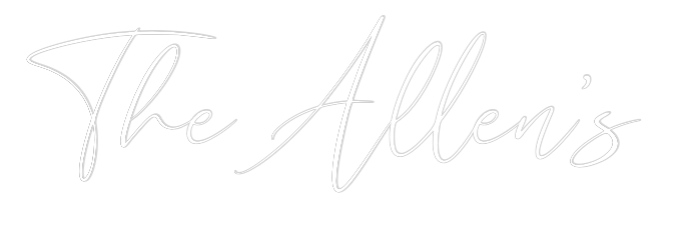 CREATE YOUR OWN WEDDING NEON SIGN The Allen’s