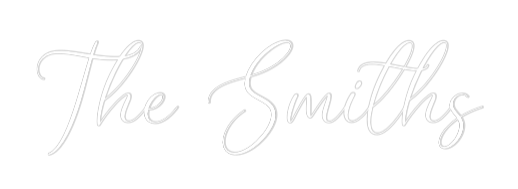 CREATE YOUR OWN WEDDING NEON SIGN The Smiths