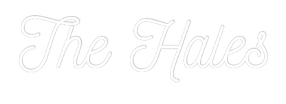 CREATE YOUR OWN WEDDING NEON SIGN The Hales