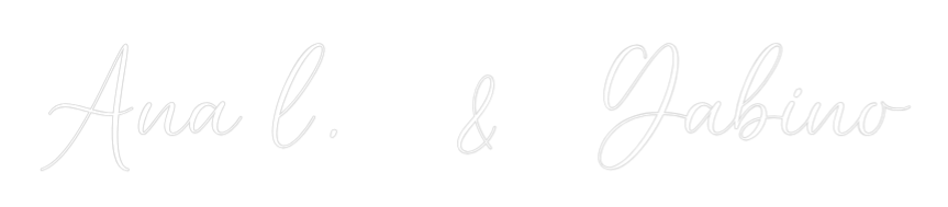 CREATE YOUR OWN WEDDING NEON SIGN Ana l.   &   ...