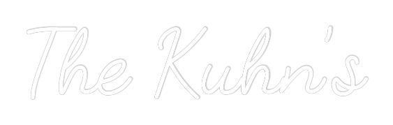 CREATE YOUR OWN WEDDING NEON SIGN The Kuhn’s