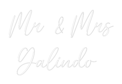 CREATE YOUR OWN WEDDING NEON SIGN Mr & Mrs
 Ga...