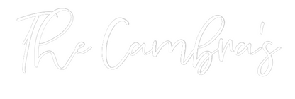 CREATE YOUR OWN WEDDING NEON SIGN The Cambra’s