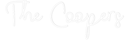 CREATE YOUR OWN WEDDING NEON SIGN The Coopers