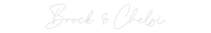 CREATE YOUR OWN WEDDING NEON SIGN Brock & Chelsi