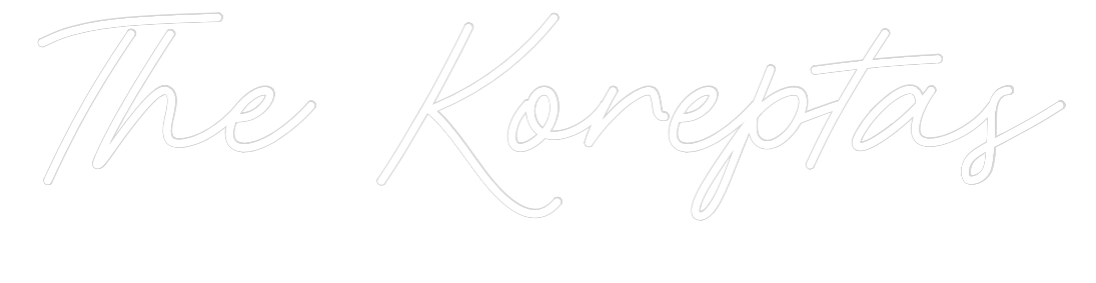 CREATE YOUR OWN WEDDING NEON SIGN The Koreptas