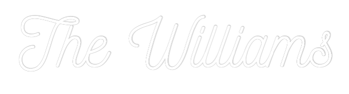 CREATE YOUR OWN WEDDING NEON SIGN The Williams