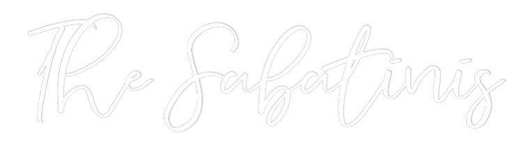 CREATE YOUR OWN WEDDING NEON SIGN The Sabatinis