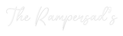 CREATE YOUR OWN WEDDING NEON SIGN The Rampersad’s