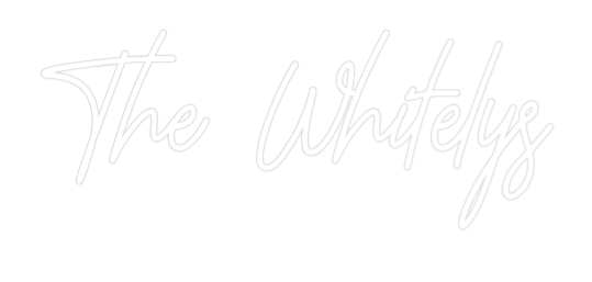 CREATE YOUR OWN WEDDING NEON SIGN The Whitelys