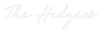 CREATE YOUR OWN WEDDING NEON SIGN The Hedzics