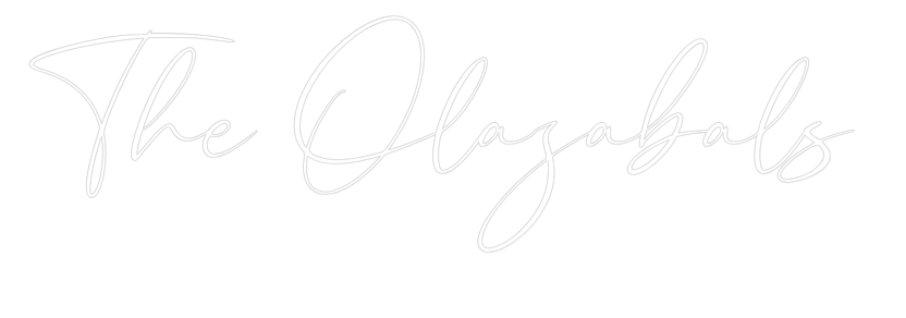 CREATE YOUR OWN WEDDING NEON SIGN The Olazabals