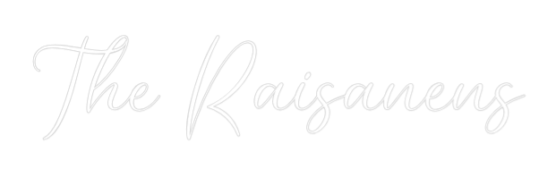 CREATE YOUR OWN WEDDING NEON SIGN The Raisanens