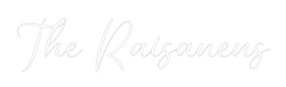 CREATE YOUR OWN WEDDING NEON SIGN The Raisanens