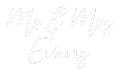 CREATE YOUR OWN WEDDING NEON SIGN Mr & Mrs 
  ...