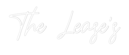 CREATE YOUR OWN WEDDING NEON SIGN The Lease’s