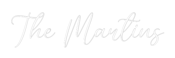 CREATE YOUR OWN WEDDING NEON SIGN The Martins