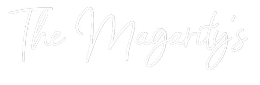 CREATE YOUR OWN WEDDING NEON SIGN The Magarity’s