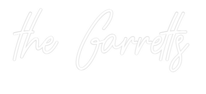 CREATE YOUR OWN WEDDING NEON SIGN the Garretts