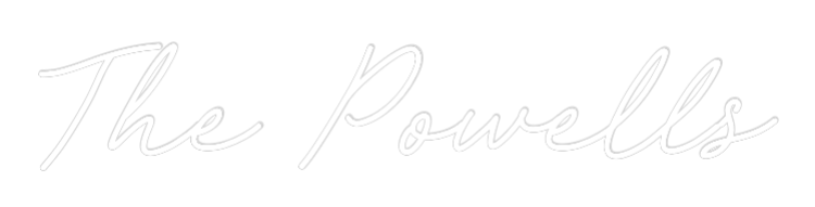 CREATE YOUR OWN WEDDING NEON SIGN The Powells