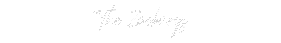 CREATE YOUR OWN WEDDING NEON SIGN The Zacharys