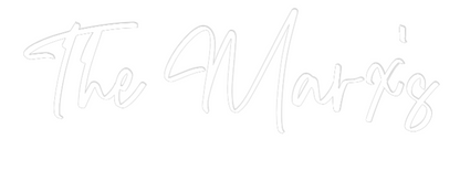 CREATE YOUR OWN WEDDING NEON SIGN The Marx's